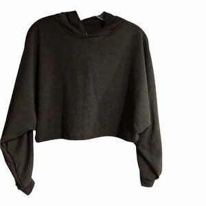 LUSH Women's Crop Hooded Sweater Sz Small  NEW #4201-3